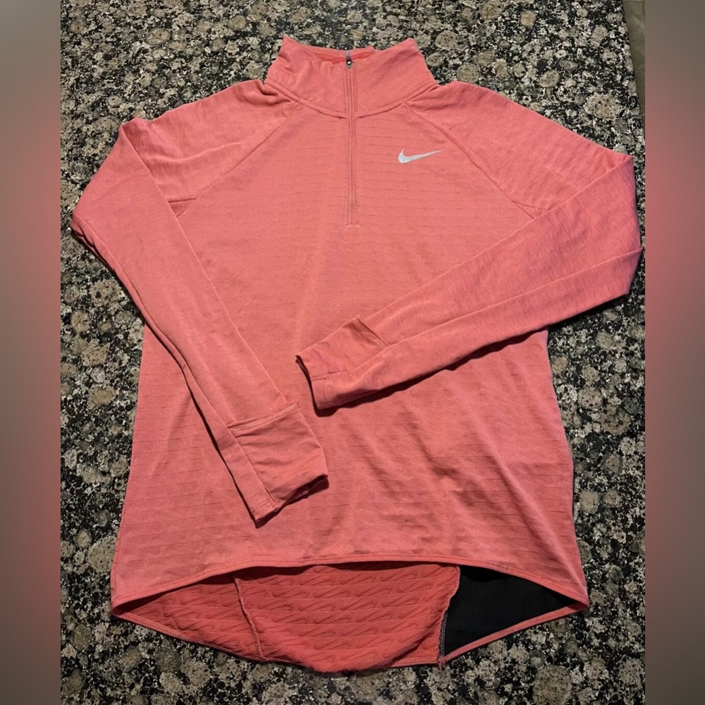 NIKE WOMENS THERMA FIT ELEMENT HALF ZIP LONG SLEEVE TOP